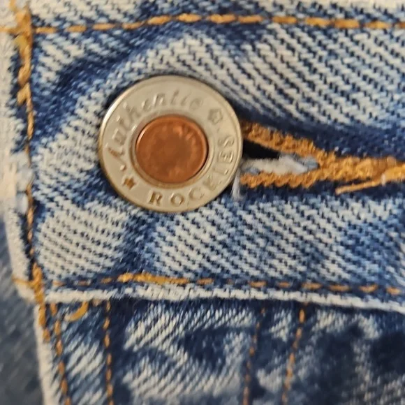 Vintage Women's Rockies Relaxed Fit Jeans 100% Cotton 27/5 L High Rise RF052AMO - Picture 10 of 16
